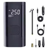 Inflatable Pump Portable 2 power supply modes and 4 preset air pressures Digital Display Car Motorcycle Tire With USB output