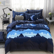 Skin-friendly Home Textile Simple Bedding Four-piece Set