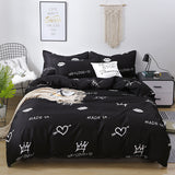 Skin-friendly Home Textile Simple Bedding Four-piece Set