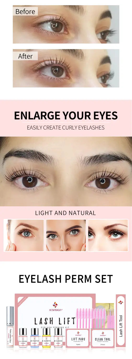 Upgrade version lash lift kit – effortless beauty long-lasting results