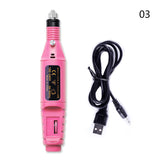 Nail Filer Pedicure Tool Nail Drill Set Electric Nail Drill Machine Manicure Machine Set USB Charging Mill Cutter For Manicure