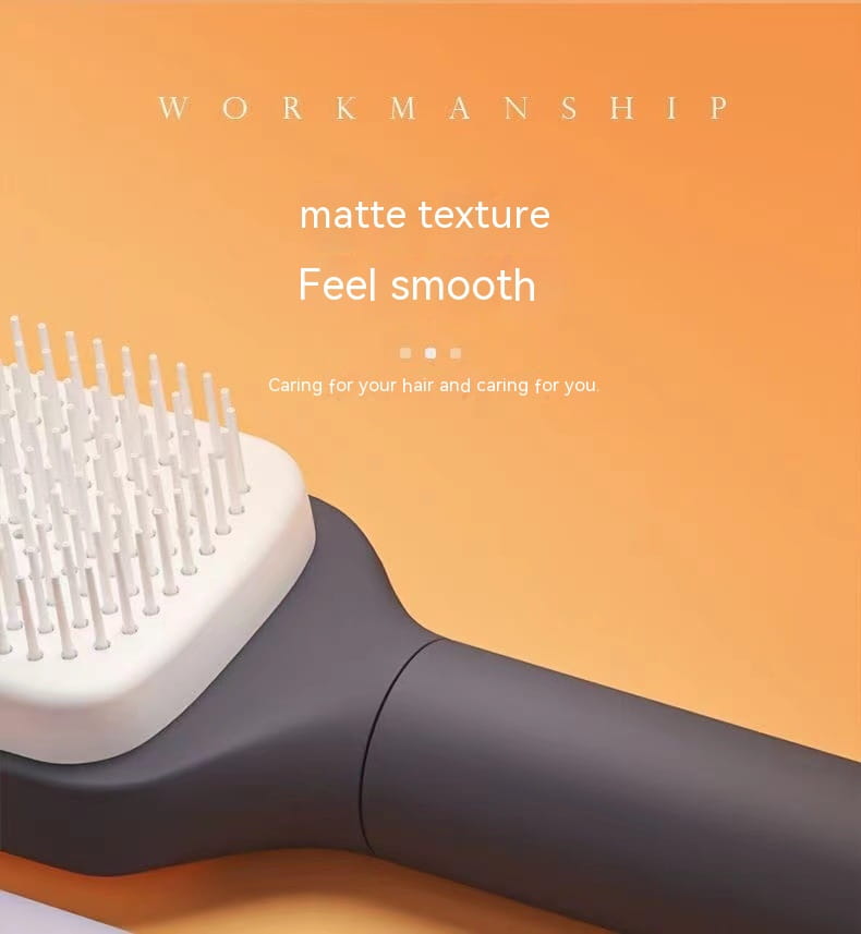 4 in 1 self cleaning hair brush new self-cleaning anti-static massage comb scalable rotate lifting hairbrush