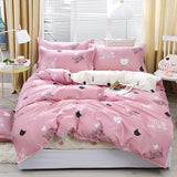 Skin-friendly Home Textile Simple Bedding Four-piece Set