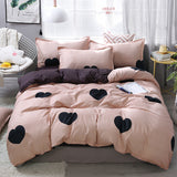 Skin-friendly Home Textile Simple Bedding Four-piece Set