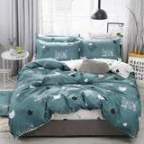 Skin-friendly Home Textile Simple Bedding Four-piece Set