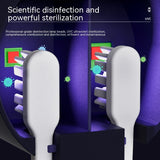 "UV Toothbrush Sanitizer & Holder – Portable Toothbrush Sterilizer with Toothpaste Dispenser for Ultimate Hygiene"