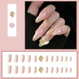 Nail Art Finished Crown Bow Knot Drill Fake Nail Patch