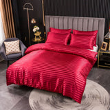 Thickened Old Coarse Cloth Fabric Four-piece Fabric Bed Sheet Duvet Cover