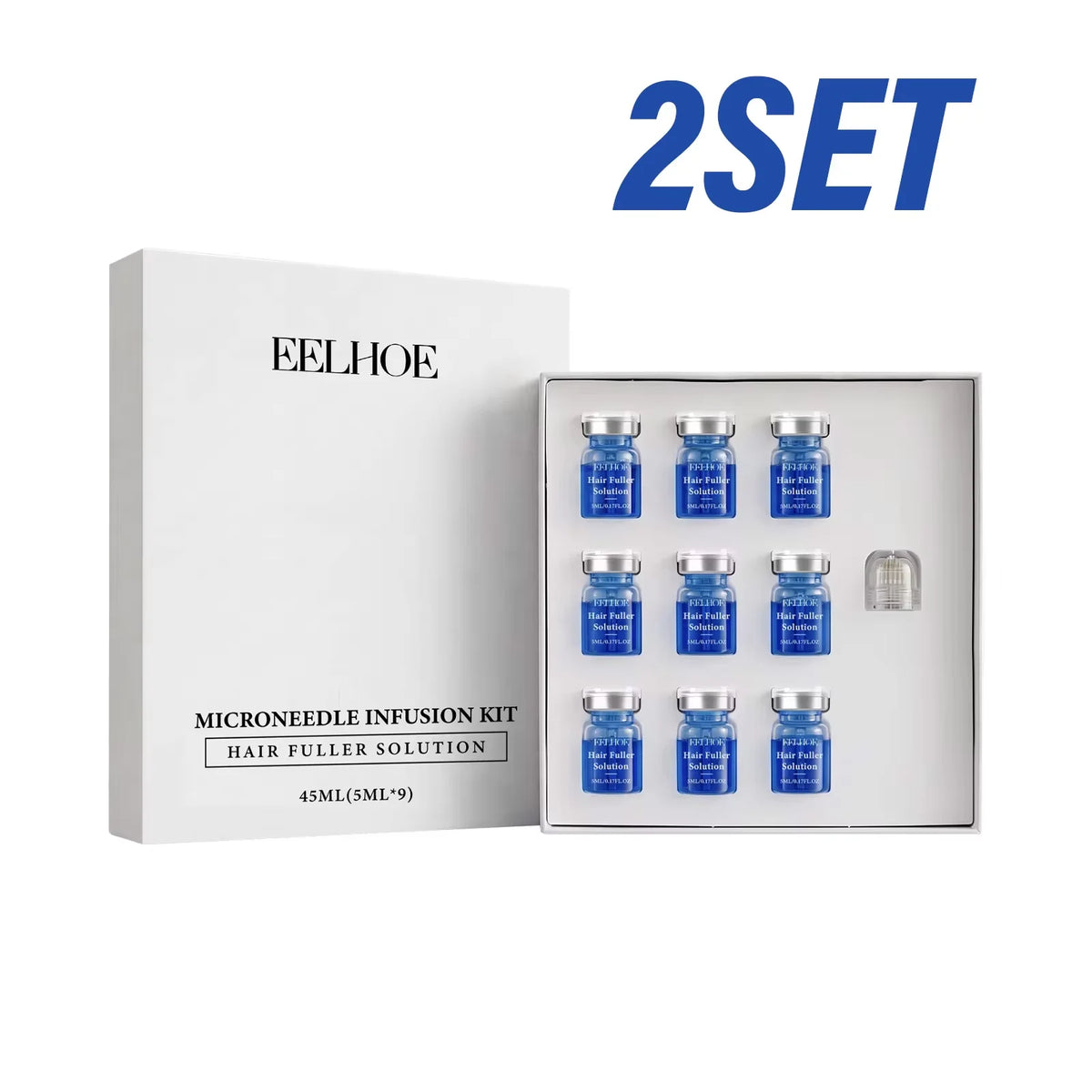 Copper Peptide Microneedling Hair Regrowth Serum - Scalp Care System