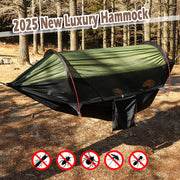 Outdoor Hanging Furniture Sleeping Survival Portable Hammock With Mosquito Net