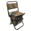 Foldable Camping Chair with Cooler Bag Light Weight Fishing & Camping Chair Compact Folding Stool Seat