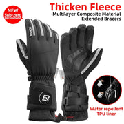 ROCKBROS Winter Gloves Man Waterproof Thermal Gloves
