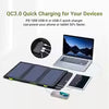 ALLPOWERS Flexible Foldable Solar Panel 5V 18V High Efficience Solar Battery Charger 21W Solar Phone Charger for Travel Iphone