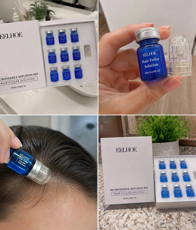 Copper Peptide Microneedling Hair Regrowth Serum - Scalp Care System
