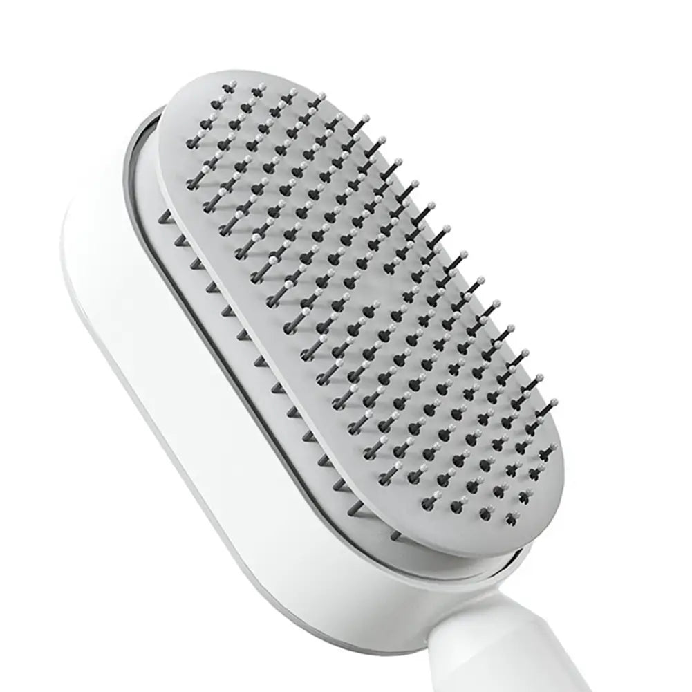 Self cleaning hair brush for women one-key loss airbag massage scalp comb anti-static hairbrush