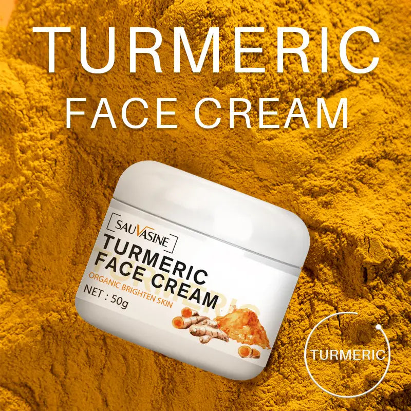 Turmeric cream skin care brightening face