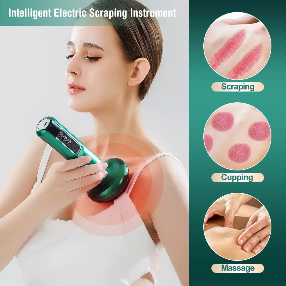 Electric vacuum cupping massager for body anti-cellulite suction cup gua sha massage cups guasha fat burning slimming