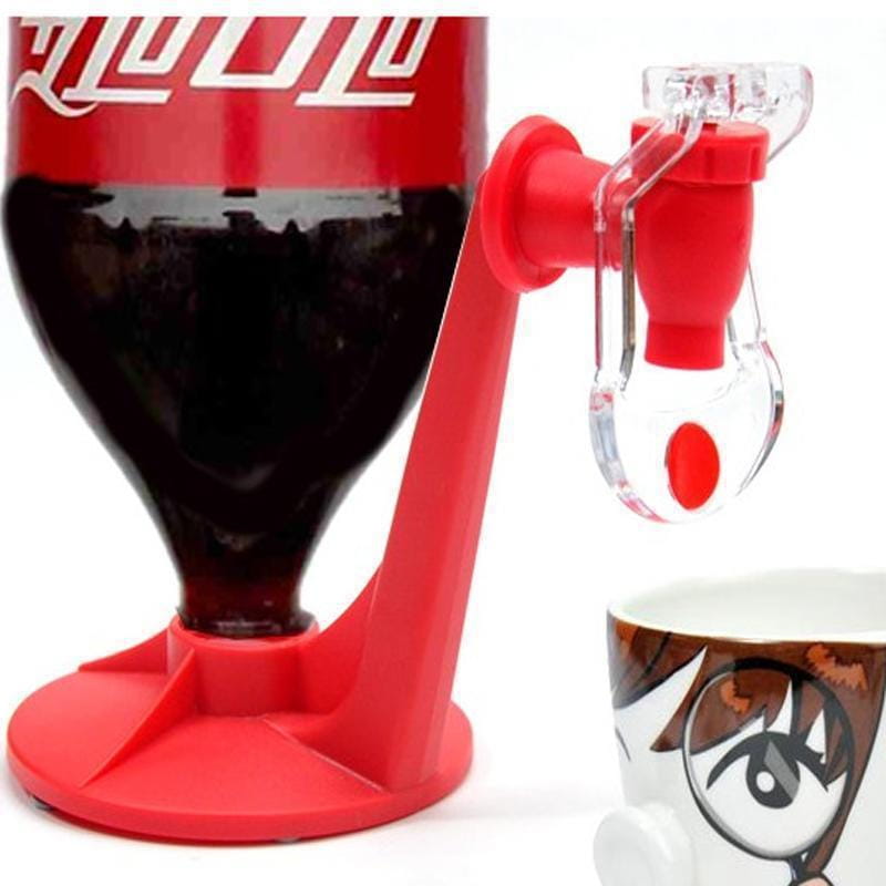 Upside down beverage dispenser – water pepsi & coca-cola serve home bar kitchen