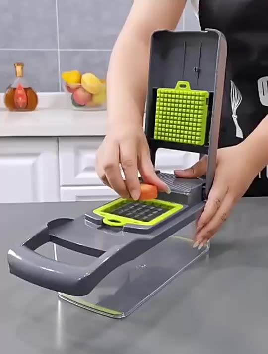 12-in-1 Vegetable Chopper & Slicer 🍅🥒 | Ultimate Kitchen Gadget for Effortless Cooking!