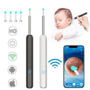 Ear cleaner otoscope wax removal tool with camera led light wireless endoscope cleaning kit - suit / usb