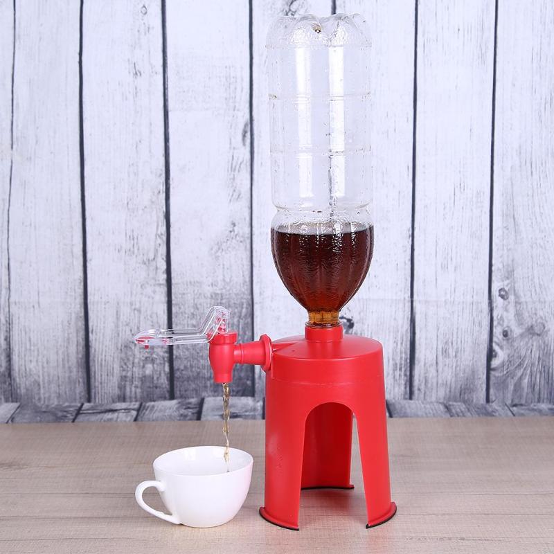 Upside down beverage dispenser – water pepsi & coca-cola serve home bar kitchen