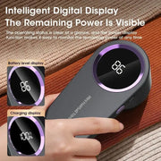 Lint-free luxe: led fabric shaver with adjustable intensity & portable design