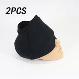 Migraine relief hat cold therapy products comfortable head wrap ice pack eye mask for puffy eyes - 2pcs black - migrane