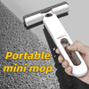 New portable self-nsqueeze mini mop lazy hand wash-free strong absorbent multifunction squeeze cleaning desk window