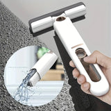 New portable self-nsqueeze mini mop lazy hand wash-free strong absorbent multifunction squeeze cleaning desk window