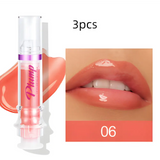 New tube lip rich color slightly spicy honey glass mirror face liquid lipstick - 6colors3pcs - lipstick