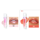 New tube lip rich color slightly spicy honey glass mirror face liquid lipstick - set17 - lipstick