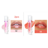 New tube lip rich color slightly spicy honey glass mirror face liquid lipstick - set12 - lipstick