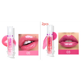 New tube lip rich color slightly spicy honey glass mirror face liquid lipstick - set15 - lipstick