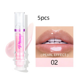 New tube lip rich color slightly spicy honey glass mirror face liquid lipstick - 2color5pcs - lipstick