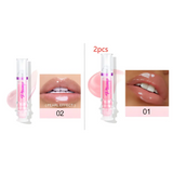 New tube lip rich color slightly spicy honey glass mirror face liquid lipstick - set14 - lipstick