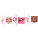 New tube lip rich color slightly spicy honey glass mirror face liquid lipstick - set7 - lipstick