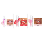 New tube lip rich color slightly spicy honey glass mirror face liquid lipstick - set8 - lipstick