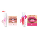 New tube lip rich color slightly spicy honey glass mirror face liquid lipstick - set16 - lipstick