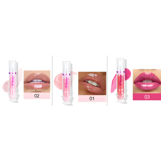 New tube lip rich color slightly spicy honey glass mirror face liquid lipstick - set9 - lipstick