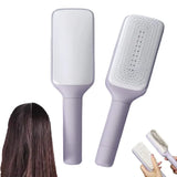 4 in 1 self cleaning hair brush new self-cleaning anti-static massage comb scalable rotate lifting hairbrush