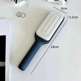 4 in 1 self cleaning hair brush new self-cleaning anti-static massage comb scalable rotate lifting hairbrush - lunar