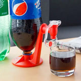 Upside down beverage dispenser – water pepsi & coca-cola serve home bar kitchen - generation red - kitchen gadget